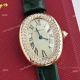 Swiss Quartz Cartier Montre Baignoire 1920 Cream Dial Green Leather Strap (3)_th.jpg